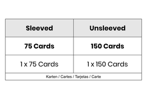 Porte-cartes Feldherr en plastique + couvercle pour cartes de jeu au format standard - 150 cartes - 1 plateau