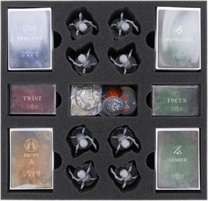 Set de plateaux en mousse Feldherr pour Fireteam Boîte de jeu Fireteam Zero