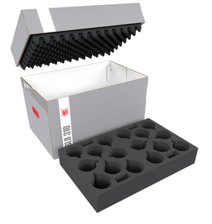 Feldherr Storage Box DSLB310 pour 48 boules de Noël de 80 mm de diamètre