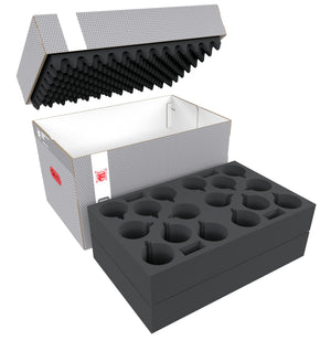 Feldherr Storage Box DSLB310 pour 48 boules de Noël de 80 mm de diamètre