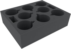 Feldherr Storage Box DSLB310 pour 48 boules de Noël de 80 mm de diamètre
