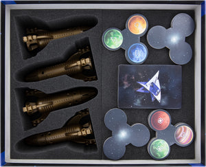 Ensemble de mousse Feldherr pour Catan : Starfarers - boîte de jeu de société