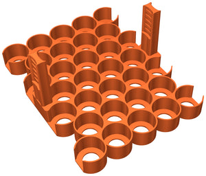 Feldherr Half-Size Caisse 90 pour 64 bouteilles de couleur