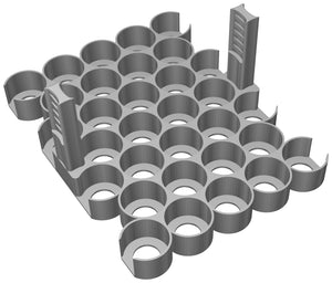 Feldherr Half-Size Caisse 90 pour 64 bouteilles de couleur