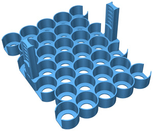 Feldherr Half-Size Caisse 90 pour 64 bouteilles de couleur