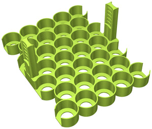 Feldherr Half-Size Caisse 90 pour 64 bouteilles de couleur