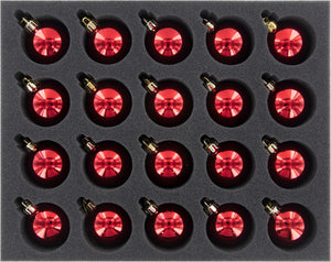 Feldherr Storage Box FSLB250 pour 80 boules de Noël de 50 mm de diamètre