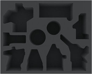 FSMECU075BO Plateau en mousse 75 mm avec 10 compartiments pour le soleil levant - grandes miniatures