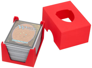 Porte-cartes Feldherr en plastique + couvercle pour cartes de jeu au format standard - 150 cartes - 1 plateau