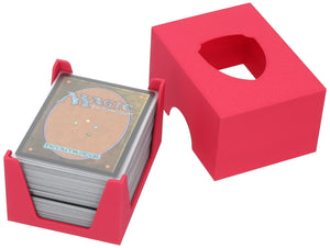 Porte-cartes Feldherr en plastique + couvercle pour cartes de jeu au format standard - 150 cartes - 1 plateau