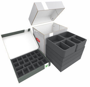 Feldherr Boîte de rangement FSLB310 avec Boîte de rangement FSLB055 + Set 3D pour Heroes of Might & Magic III : The Board Game - Gameplay All-In Pledge - figurines + cartes + jetons