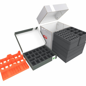 Feldherr Boîte de rangement FSLB310 avec Boîte de rangement FSLB055 + Set 3D pour Heroes of Might & Magic III : The Board Game - Gameplay All-In Pledge - figurines + cartes + jetons