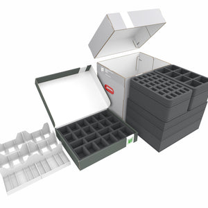 Feldherr Boîte de rangement FSLB310 avec Boîte de rangement FSLB055 + Set 3D pour Heroes of Might & Magic III : The Board Game - Gameplay All-In Pledge - figurines + cartes + jetons