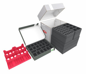 Feldherr Boîte de rangement FSLB310 avec Boîte de rangement FSLB055 + Set 3D pour Heroes of Might & Magic III : The Board Game - Gameplay All-In Pledge - figurines + cartes + jetons