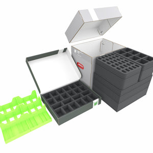 Feldherr Boîte de rangement FSLB310 avec Boîte de rangement FSLB055 + Set 3D pour Heroes of Might & Magic III : The Board Game - Gameplay All-In Pledge - figurines + cartes + jetons