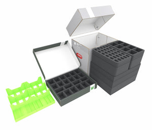 Feldherr Boîte de rangement FSLB310 avec Boîte de rangement FSLB055 + Set 3D pour Heroes of Might & Magic III : The Board Game - Gameplay All-In Pledge - figurines + cartes + jetons