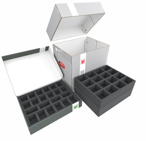 Feldherr Boîte de rangement FSLB310 avec Boîte de rangement FSLB055 + Set 3D pour Heroes of Might & Magic III : The Board Game - Gameplay All-In Pledge - figurines + cartes + jetons