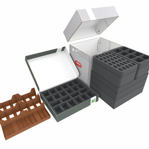 Feldherr Boîte de rangement FSLB310 avec Boîte de rangement FSLB055 + Set 3D pour Heroes of Might & Magic III : The Board Game - Gameplay All-In Pledge - figurines + cartes + jetons