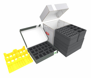 Feldherr Boîte de rangement FSLB310 avec Boîte de rangement FSLB055 + Set 3D pour Heroes of Might & Magic III : The Board Game - Gameplay All-In Pledge - figurines + cartes + jetons