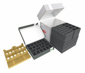 Feldherr Boîte de rangement FSLB310 avec Boîte de rangement FSLB055 + Set 3D pour Heroes of Might & Magic III : The Board Game - Gameplay All-In Pledge - figurines + cartes + jetons