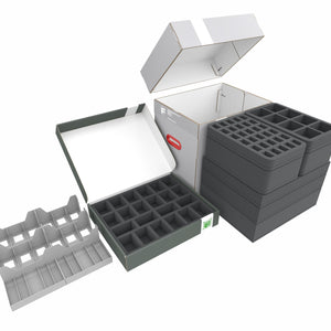 Feldherr Boîte de rangement FSLB310 avec Boîte de rangement FSLB055 + Set 3D pour Heroes of Might & Magic III : The Board Game - Gameplay All-In Pledge - figurines + cartes + jetons