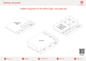 Feldherr Organizer Insert for The White Castle - core game box