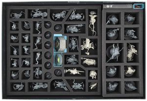 Feldherr Foam Set + Organizer Insert pour Warhammer Quest : Darkwater - Boîte de jeu principale