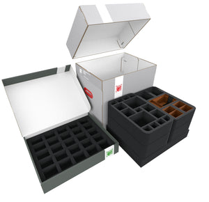 Feldherr GENERAL 370 sac avec Feldherr Storage Boxes FSLB310 + FSLB040 pour Warhammer Quest : The Cursed City - jeu de base + Nightwars + Nemesis