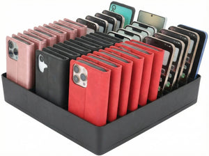 Feldherr Classroom Phone Caddy XL for Schools and Training Centers - 33 slots for large smartphones and flip cases