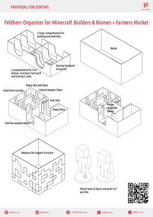 Organisateur Feldherr pour Minecraft : Builders and Biomes + extension Farmers Market