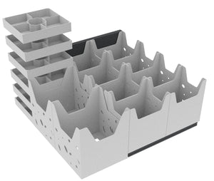 Organisateur Feldherr + set de mousse pour Etherfields - boîte de jeu principale + Créatures d'Etherfields + Objectifs élargis Vague 1 + contenu supplémentaire