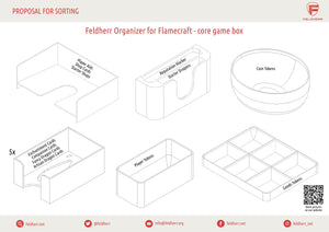 Feldherr Organizer Insert pour Flamecraft - boîte de jeu principale
