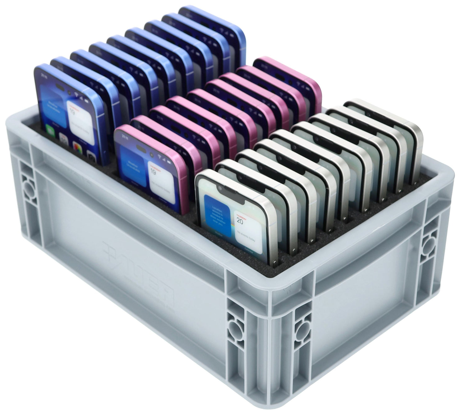 Oasis mobile compacte A4 - organisation et sécurité pour jusqu'à 27 smartphones