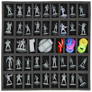 Insert en mousse Feldherr pour Cyberpunk 2077 : Gangs of Night City - The Board Game - Exclusive Edition + Side Gig Expansion - boîte de jeu principale