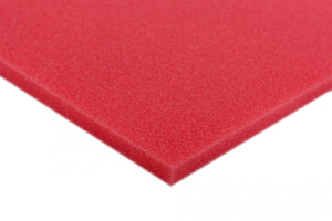 AABA020rouge 500 mm x 250 mm x 20 mm mousse colorée pour Shadowboard rouge